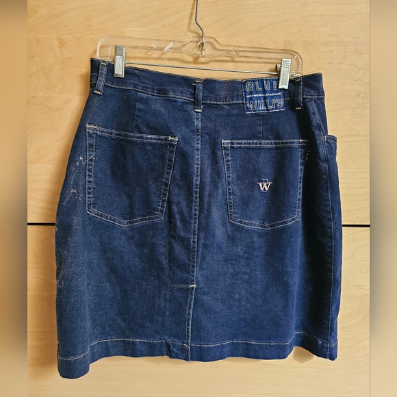 Blue Willis jean stretchy skirt - Picture 2 of 6